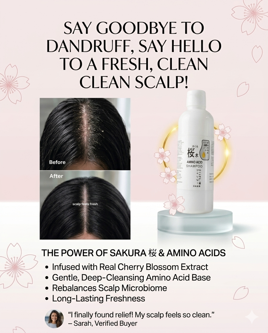 Sakura hair growth shampoo 300 ml